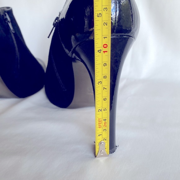 Via Spiga Beautiful Vintage  Unique Sexy Suede/Leather Black Bootie 9MLate 1990’ - Picture 11 of 15